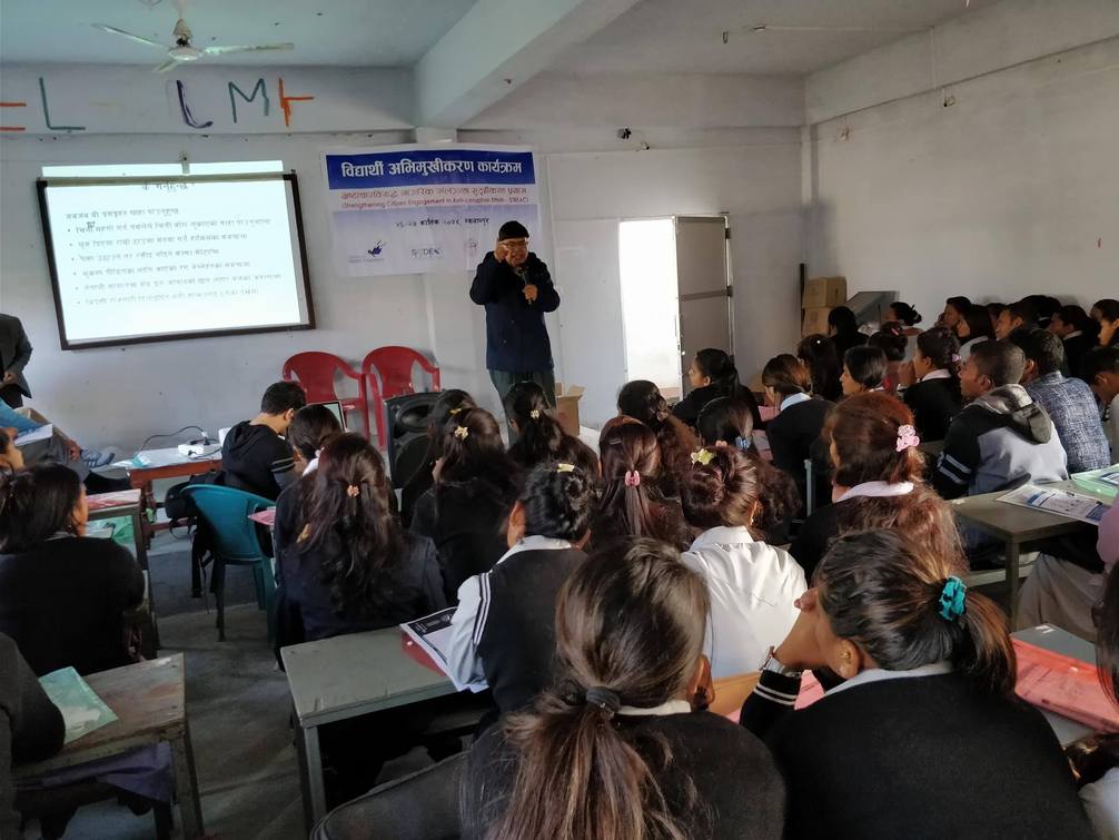 Student orientation programmes held in Makwanpur district
